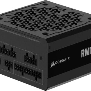 CORSAIR RM1000e (2025) Fully Modular Low-Noise ATX Power Supply with 12V-2x6 Cable – ATX 3.1 & PCIe 5.1 Compliant, Cybenetics Gold Efficiency, 105°C-Rated Capacitors, Modern Standby Mode – Black